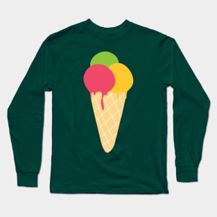 Ice Cream Cone Long Sleeve T-Shirt